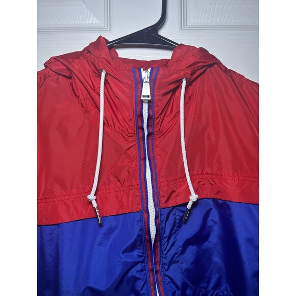 Ralph Lauren Polo Men’s Long Sleeve Lightweight Windbreaker Red/Blue Size Large - Picture 2 of 8